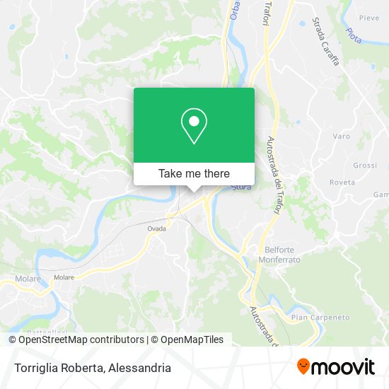 Torriglia Roberta map