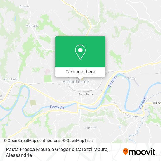 Pasta Fresca Maura e Gregorio Carozzi Maura map