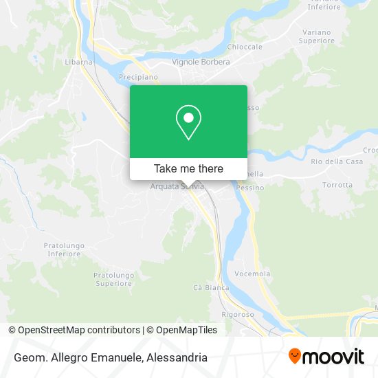 Geom. Allegro Emanuele map