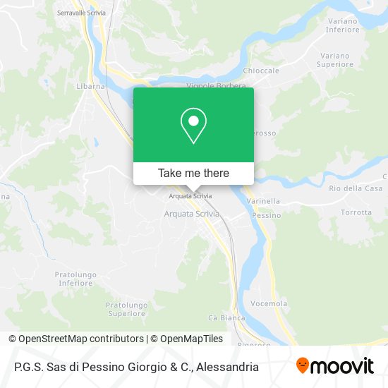 P.G.S. Sas di Pessino Giorgio & C. map
