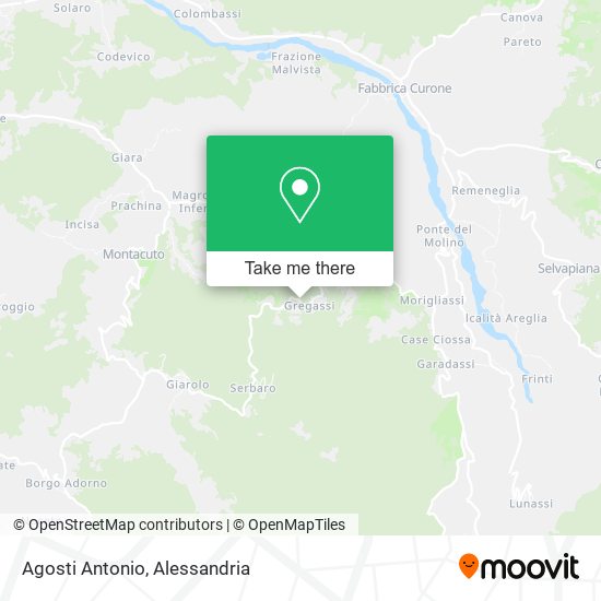 Agosti Antonio map