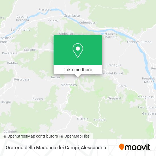 Oratorio della Madonna dei Campi map