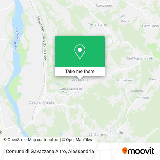 Comune di Gavazzana Altro map