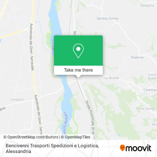 Bencivenni Trasporti Spedizioni e Logistica map