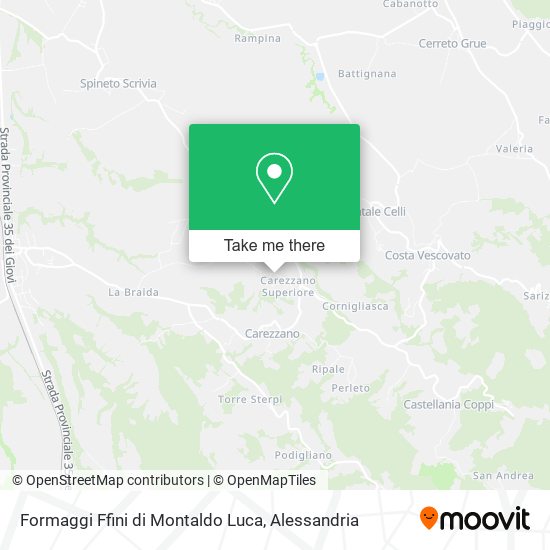 Formaggi Ffini di Montaldo Luca map