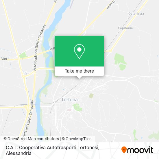 C.A.T. Cooperativa Autotrasporti Tortonesi map