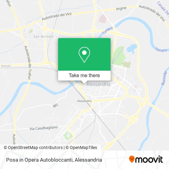 Posa in Opera Autobloccanti map