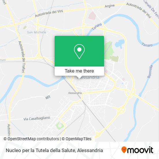 Nucleo per la Tutela della Salute map