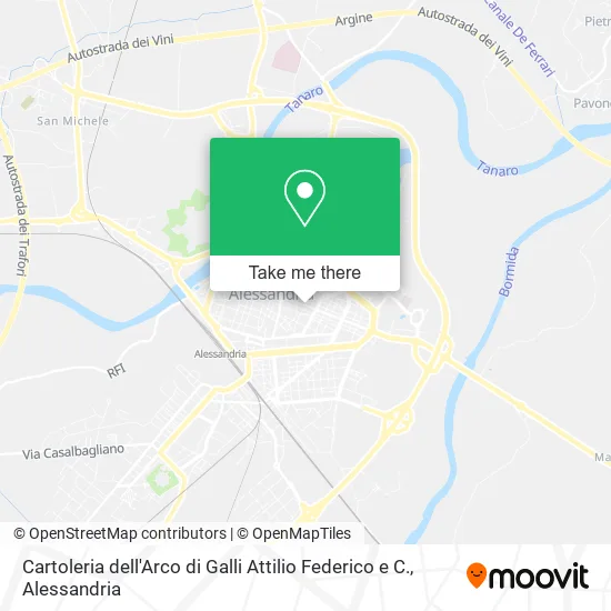 Cartoleria dell'Arco di Galli Attilio Federico e C. map