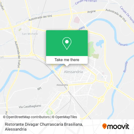 Divagar Brazilian Churrascaria Restaurant map
