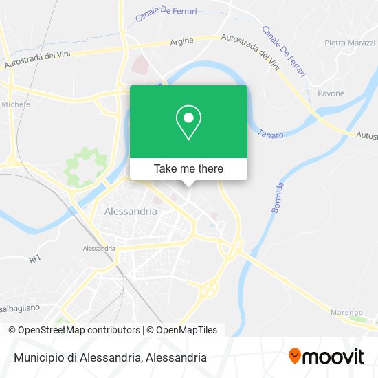 Municipio di Alessandria map