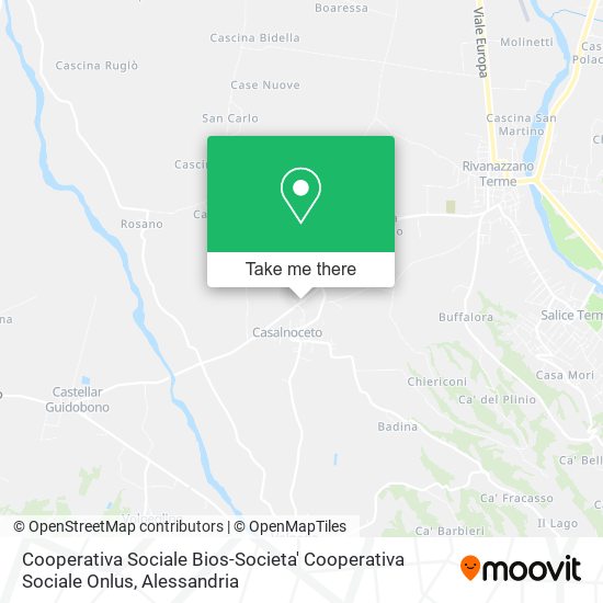 Cooperativa Sociale Bios-Societa' Cooperativa Sociale Onlus map