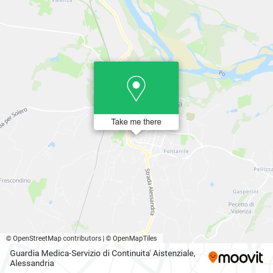 Guardia Medica-Servizio di Continuita' Aistenziale map