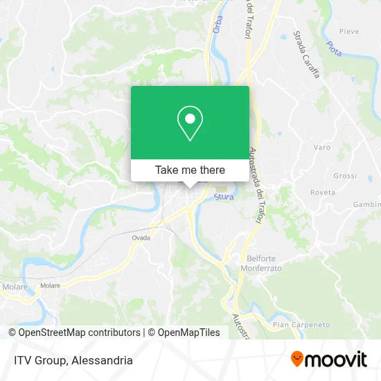 ITV Group map