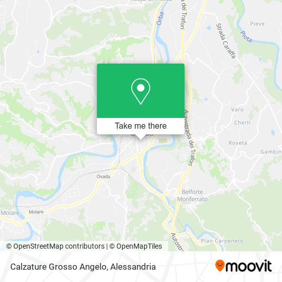 Calzature Grosso Angelo map