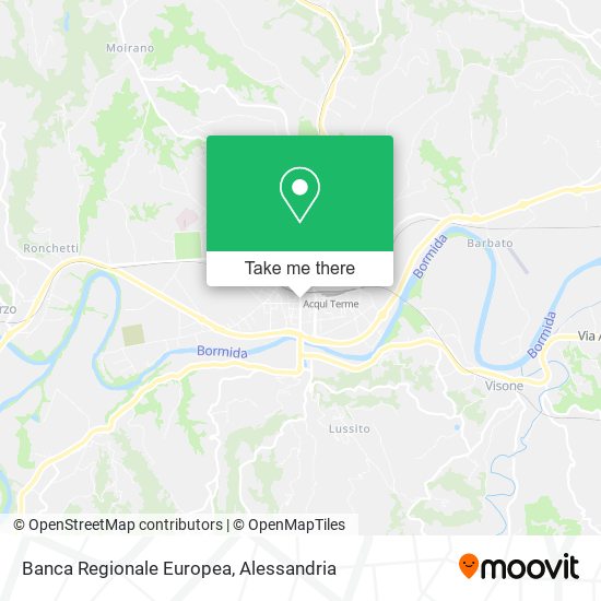 Banca Regionale Europea map