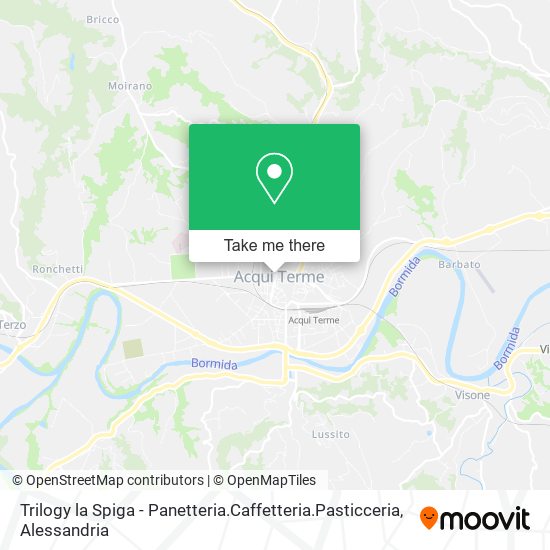 Trilogy la Spiga - Panetteria.Caffetteria.Pasticceria map
