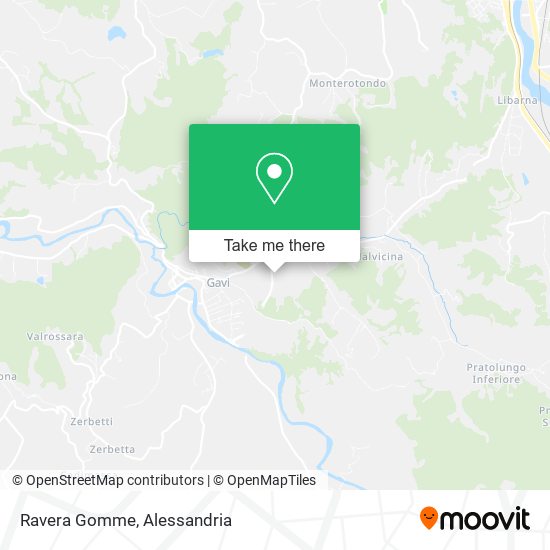 Ravera Gomme map