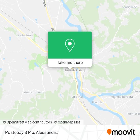 Postepay S P a map