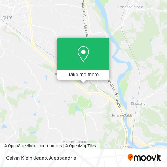 Calvin Klein Jeans map