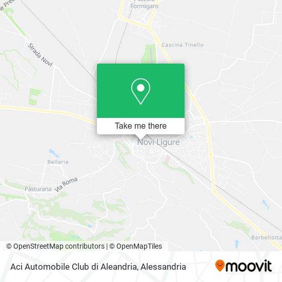 Aci Automobile Club di Aleandria map