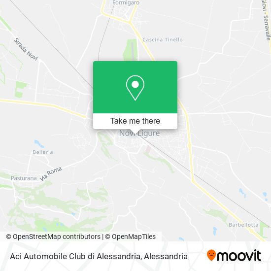 Aci Automobile Club di Alessandria map