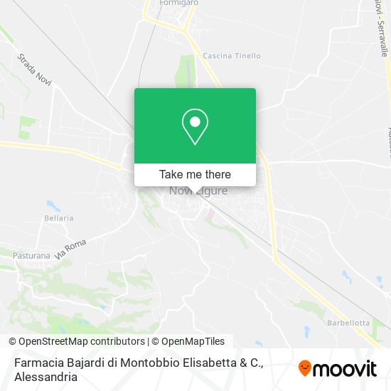Farmacia Bajardi di Montobbio Elisabetta & C. map