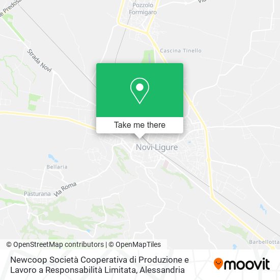 Newcoop Società Cooperativa di Produzione e Lavoro a Responsabilità Limitata map