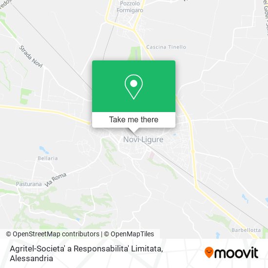 Agritel-Societa' a Responsabilita' Limitata map
