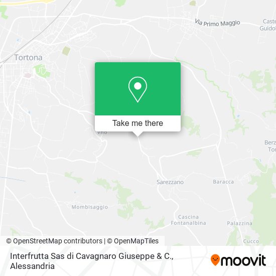 Interfrutta Sas di Cavagnaro Giuseppe & C. map