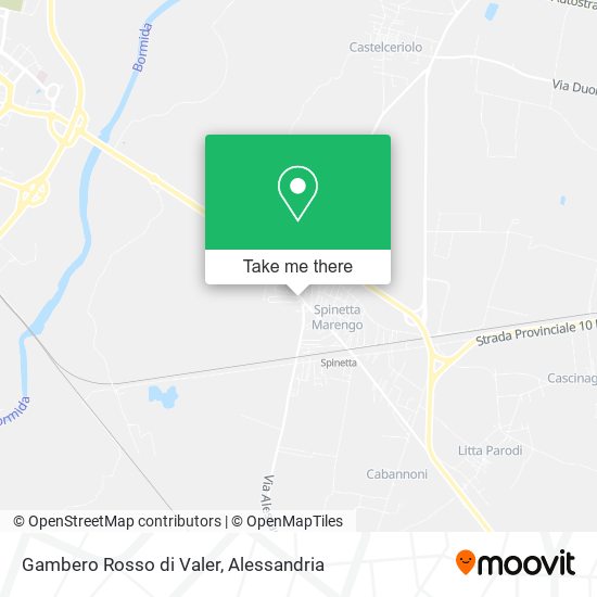 Gambero Rosso di Valer map