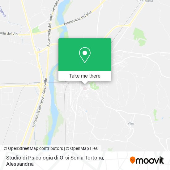 Studio di Psicologia di Orsi Sonia Tortona map