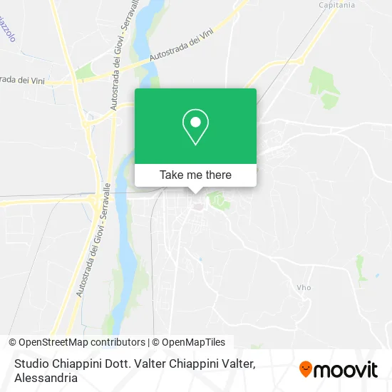 Chiappini Studio Dr. Valter Chiappini Valter map