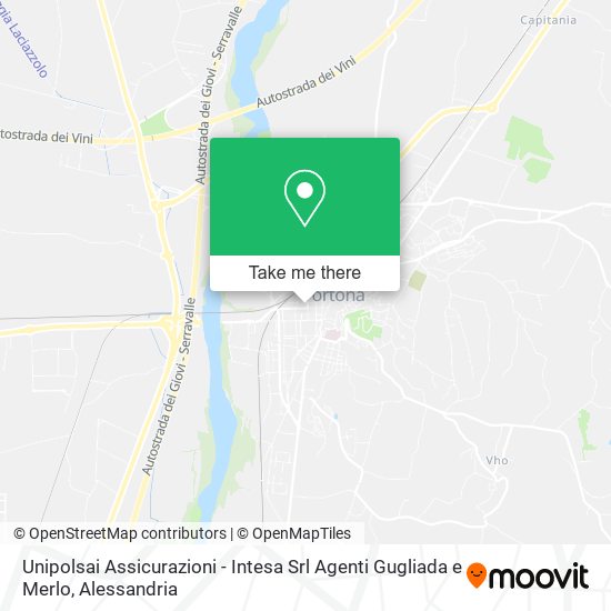 Unipolsai Assicurazioni - Intesa Srl Agenti Gugliada e Merlo map