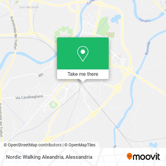 Nordic Walking Aleandria map