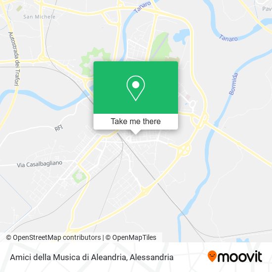 Amici della Musica di Aleandria map