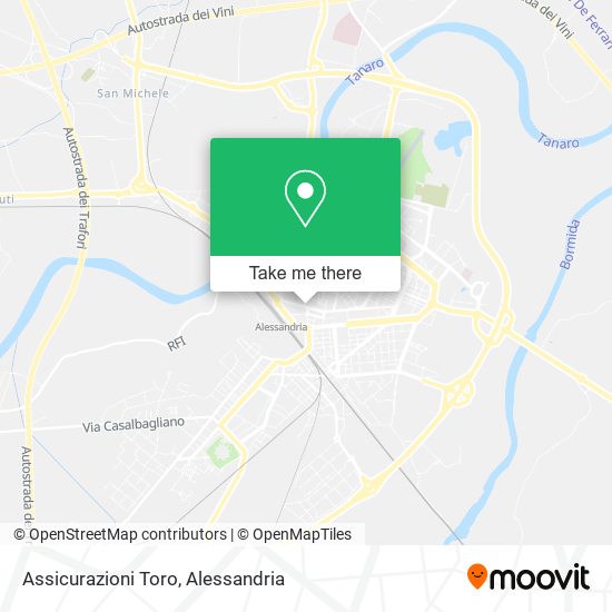 Assicurazioni Toro map