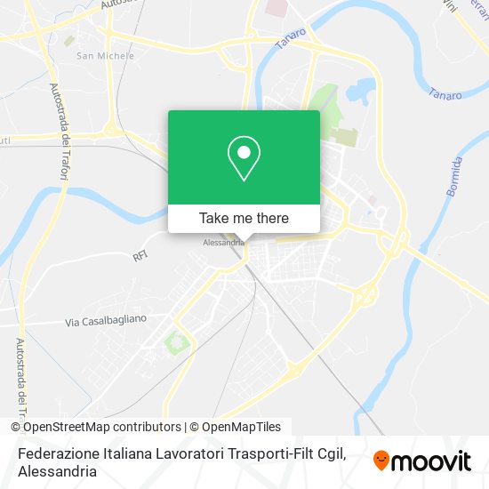 Federazione Italiana Lavoratori Trasporti-Filt Cgil map