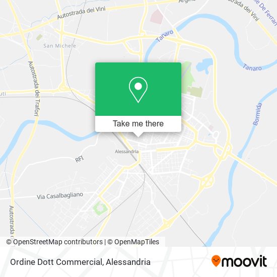 Ordine Dott Commercial map