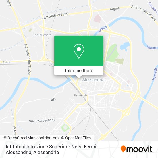 Istituto d'Istruzione Superiore Nervi-Fermi - Alessandria map