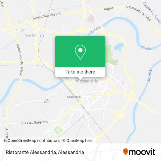 Alessandria Restaurant map