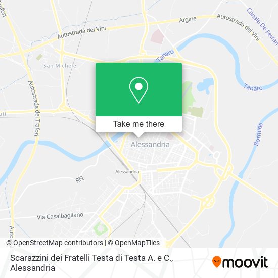 Scarazzini dei Fratelli Testa di Testa A. e C. map