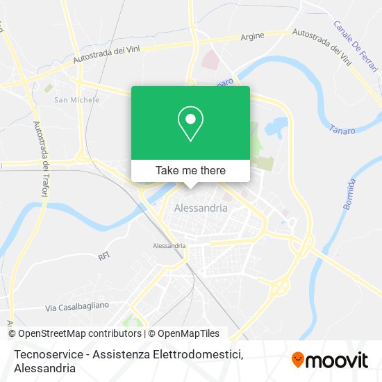 Tecnoservice - Assistenza Elettrodomestici map