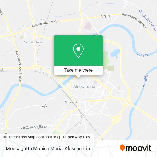 Moccagatta Monica Maria map