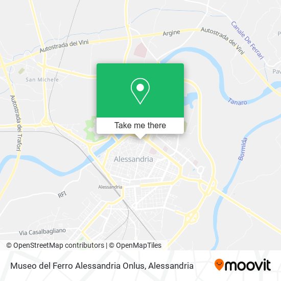 Museo del Ferro Alessandria Onlus map