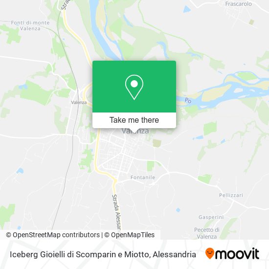 Iceberg Gioielli di Scomparin e Miotto map
