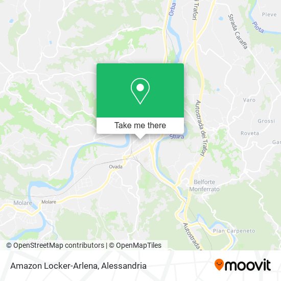 Amazon Locker-Arlena map