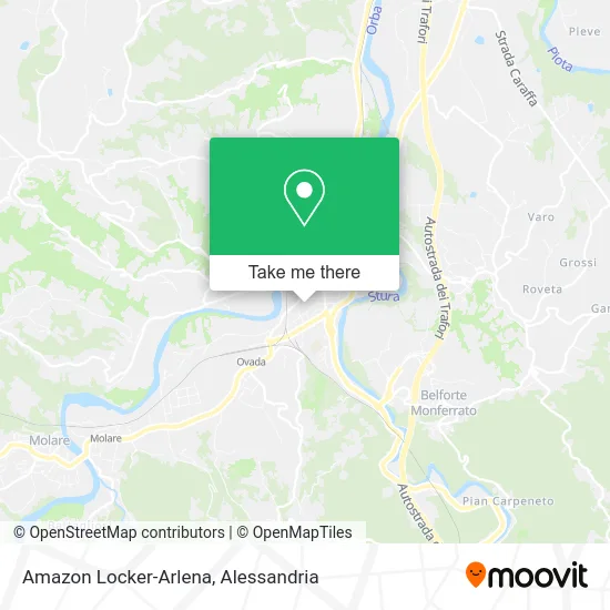 Amazon Locker-Arlena map