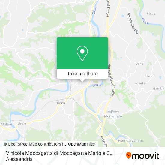 Vinicola Moccagatta di Moccagatta Mario e C. map