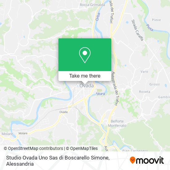 Studio Ovada Uno Sas di Boscarello Simone map